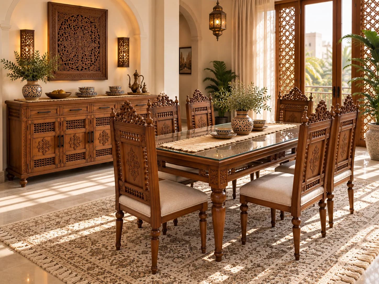 Salsabil Complete Dining Set