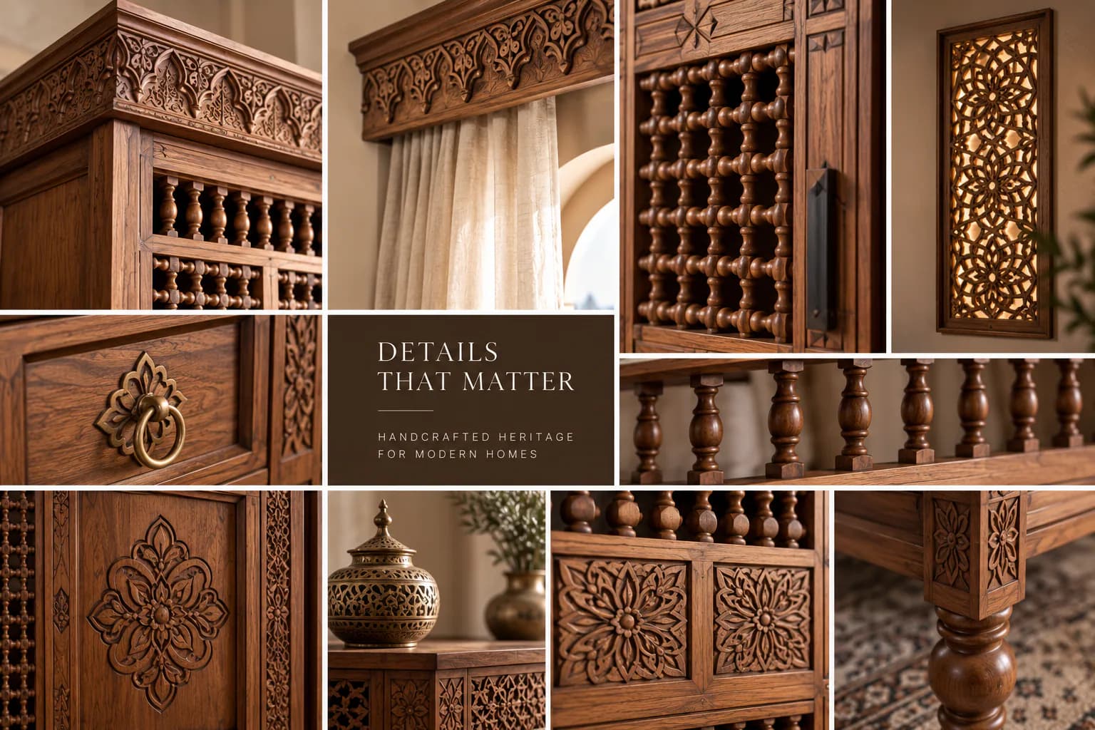 Carved Arabesque Panels